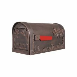 Hot Sale 🎉 Special Lite Products Company Hummingbird Curbside Mailbox, Copper 👏