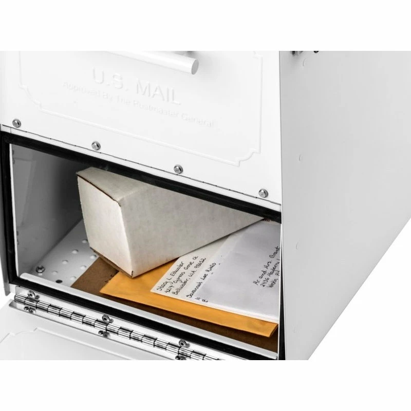 Hot Sale β Architectural Mailboxes Oasis Classic Post Mount Mailbox, White π― 4 Hot Sale β Architectural Mailboxes Oasis Classic Post Mount Mailbox, White π― - Image 4