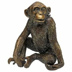 Top 10 ✔️ Design Toscano Chatty Chimpanzee Cast Bronze Garden Statue 👏