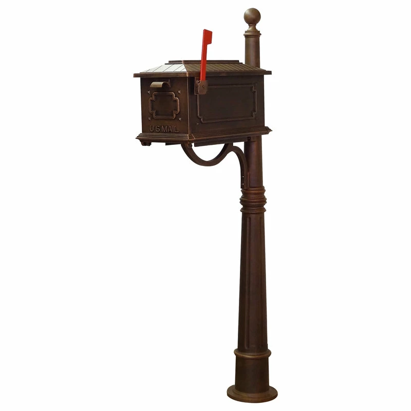 Brand new ✨ Special Lite Products Company Kingston Curbside Mailbox With Ashland Mailbox Post Unit, Copper ⭐ 2 Brand new ✨ Special Lite Products Company Kingston Curbside Mailbox With Ashland Mailbox Post Unit, Copper ⭐ - Image 2