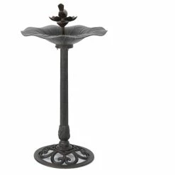 Hot Sale 🌟 GDFStudio GDF Studio Lancaster Outdoor Bronze Aluminum Top Bird Bath With Iron Base 🎁 -Outdoor Decor Shop 1cf1862001d684cf 8879 w800 h800 b1 p0