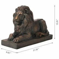 Coupon 🛒 Glitzhome 21.75"L MGO Lying Guardian Lion Statue ❤️ -Outdoor Decor Shop 2171a185004c6b5f 3329 w800 h800 b1 p0