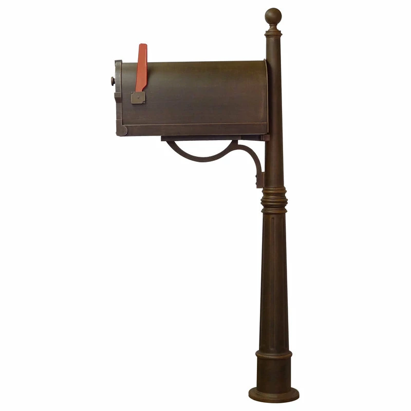 Discount ⌛ Special Lite Products Company Savannah Curbside Mailbox With Ashland Mailbox Post Unit, Copper ✔️ 5 Discount ⌛ Special Lite Products Company Savannah Curbside Mailbox With Ashland Mailbox Post Unit, Copper ✔️ - Image 5