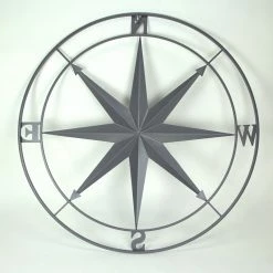 Cheap 🌟 Zeckos Galvanized Zinc Finish Metal Indoor/Outdoor Compass Rose Wall Hanging 36 In. 🧨 -Outdoor Decor Shop 22c1824b00afd047 8150 w800 h800 b0 p0