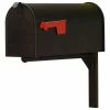 Wholesale 💯 Special Lite Products Company Standard Steel Mailbox With Ashley Front Single Mailbox Mounting Bracket 💯