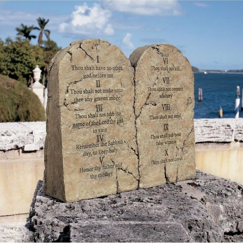 Promo π Design Toscano Ten Commandments Sculptural Tablet π€© 2 Promo π Design Toscano Ten Commandments Sculptural Tablet π€© - Image 2