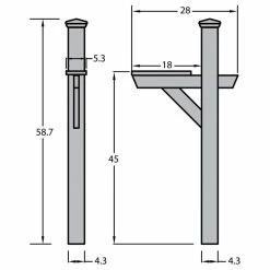 Coupon ⭐ Highwood Hazleton Mailbox Post, Rustic Red 🛒 -Outdoor Decor Shop 2ea1d8cf0304e31f 5336 w800 h800 b1 p0
