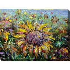 Outlet 🧨 West Of The Wind Outdoor Art Sun Queen Outdoor Art 40X30 🎁