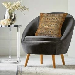 Buy ✔️ Liora Manne Marina Tribal Stripe Indoor/Outdoor Pillow, Gold, 18" Square 🎁 -Outdoor Decor Shop 347134d702a764d0 6057 w800 h800 b0 p0