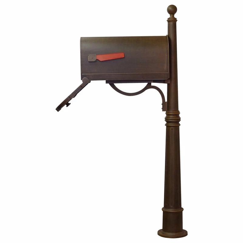 Discount ⌛ Special Lite Products Company Savannah Curbside Mailbox With Ashland Mailbox Post Unit, Copper ✔️ 6 Discount ⌛ Special Lite Products Company Savannah Curbside Mailbox With Ashland Mailbox Post Unit, Copper ✔️ - Image 6