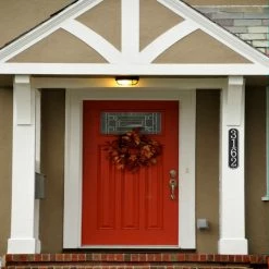 Cheapest 🔔 WHITEHALL Address Sign House Number Plaque, Vertical Oval-Black/Silver ❤️ -Outdoor Decor Shop 37e145770a7c71a3 9060 w800 h800 b0 p0