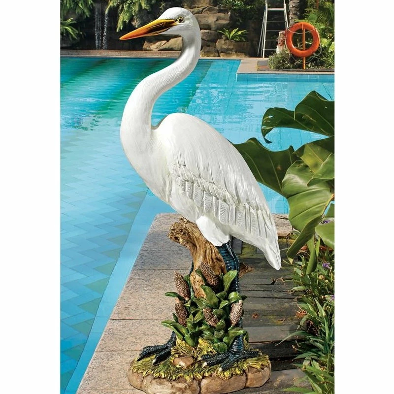Deals π Design Toscano Great White Egret Statue 𧨠2 Deals π Design Toscano Great White Egret Statue 𧨠- Image 2