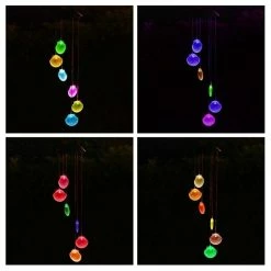 Cheap 🛒 Yescom Solar Led Color Changing Wind Chime, 6 Shell ❤️ -Outdoor Decor Shop 3f0163920bef2421 9992 w800 h800 b1 p0