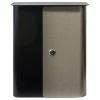 Best reviews of 🧨 Qualarc/Winfield Vista Locking Mailbox, Black/Gray ✨