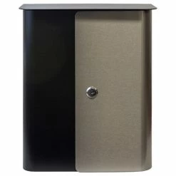Best reviews of 🧨 Qualarc/Winfield Vista Locking Mailbox, Black/Gray ✨
