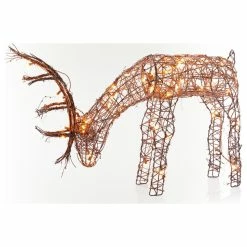 Top 10 🧨 Alpine Corporation 24"H Outdoor Rattan Grazing Reindeer Lawn Decoration With White Halogen Lights ⭐ -Outdoor Decor Shop 4a213c0303619441 6451 w800 h800 b1 p0