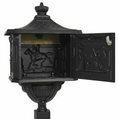 Best deal ⌛ AffordableVariety Vertical Aluminum Postal Security Mailbox Heavy Duty - Black 🎁 -Outdoor Decor Shop 4c41ef5f0becc478 7588 w800 h800 b1 p0