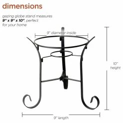 Coupon 😀 Alpine Corporation Gazing Globe Metal Stand 😉 -Outdoor Decor Shop 4d2150bd0ff79262 8297 w800 h800 b1 p0