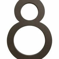 Best reviews of ✨ Moderndwellnumbers Modern Font House Number, Bronze, 6", Number 8, Modern Font 🥰