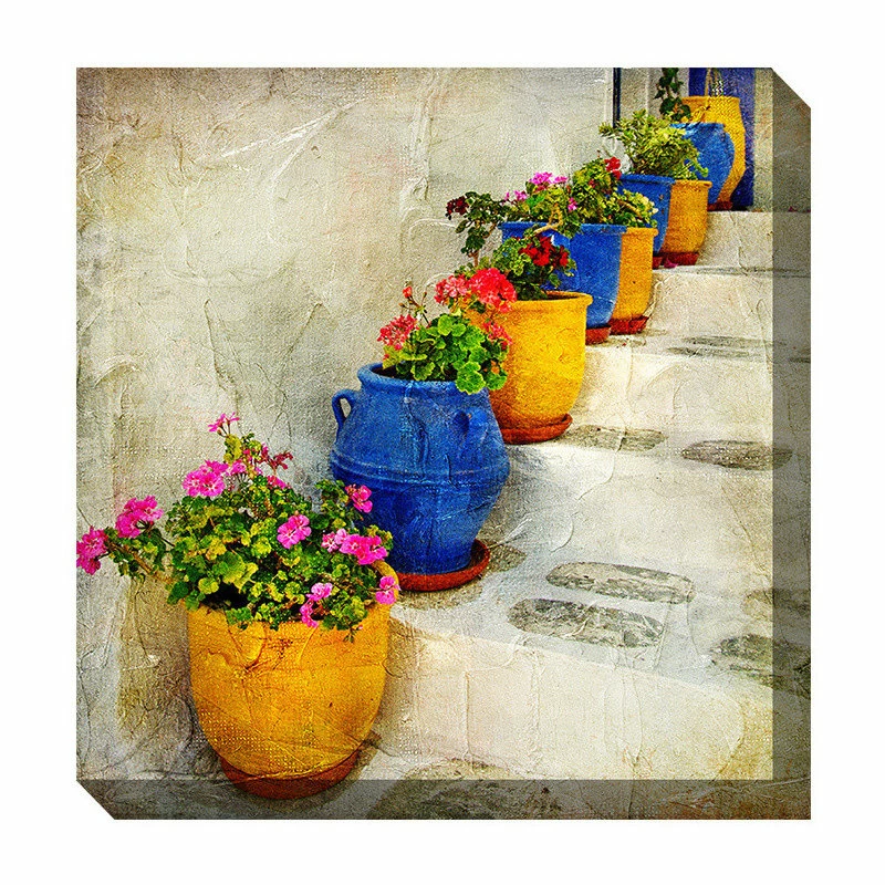 Outlet π WEST OF THE WIND Bright Pots Outdoor Art π 1 Outlet π WEST OF THE WIND Bright Pots Outdoor Art π