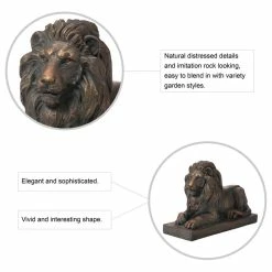 Coupon 🛒 Glitzhome 21.75"L MGO Lying Guardian Lion Statue ❤️ -Outdoor Decor Shop 62b1a3ad004c6b61 3329 w800 h800 b1 p0