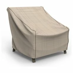 Buy 🎁 Budge English Garden Tan Tweed Large Outdoor Chair Cover, 34"x36"x41" 🎉