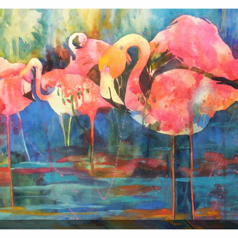 Outlet 𧨠WEST OF THE WIND Flirty Flamingos Outdoor Art π 1 Outlet 𧨠WEST OF THE WIND Flirty Flamingos Outdoor Art π