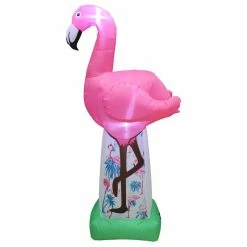 Top 10 ⭐ BZB Goods 6 Foot Tall LED Inflatable Giant Flamingo Yard Decoration 👏