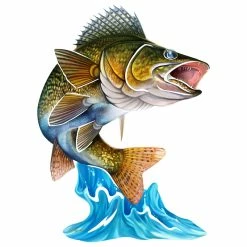 Promo 🛒 Next Innovations Jumping Walleye Wall Art 🔔