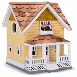 Best Pirce ⌛ Vandue Corporation Outdoor Wooden Birdhouse, Bird-Friendly Perch (Golden Craftsman) 🤩