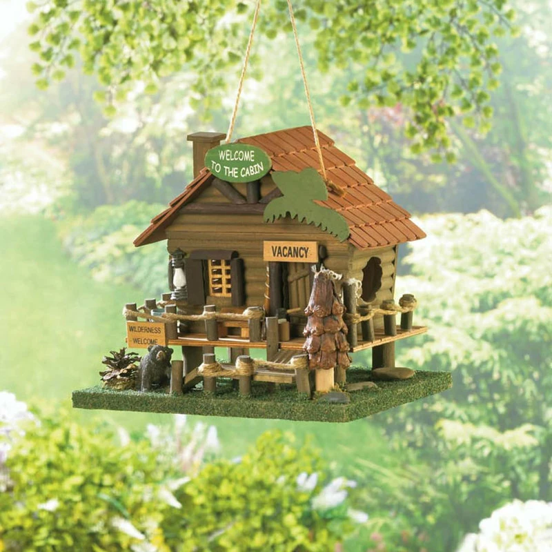 Outlet ๐ Songbird Valley Woodland Cabin Birdhouse โจ 2 Outlet ๐ Songbird Valley Woodland Cabin Birdhouse โจ - Image 2