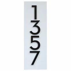 Deals β Modern Aspect Simply Sweet House Number Plaque, 7"x20", White, With Numbers π―