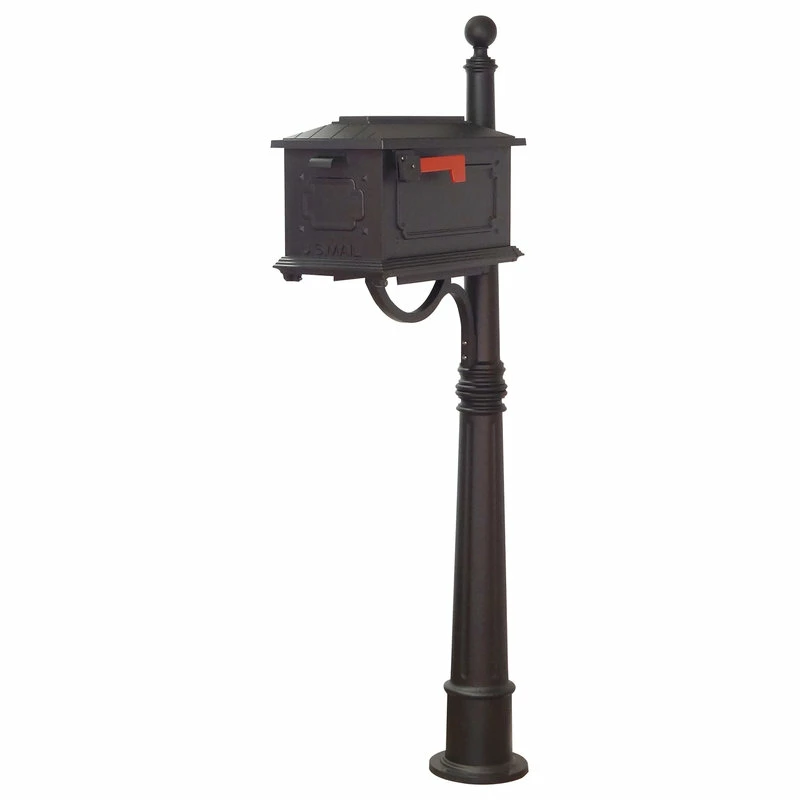 Flash Sale β€οΈ Special Lite Products Company Kingston Curbside Mailbox With Ashland Mailbox Post Unit, Black π 1 Flash Sale β€οΈ Special Lite Products Company Kingston Curbside Mailbox With Ashland Mailbox Post Unit, Black π