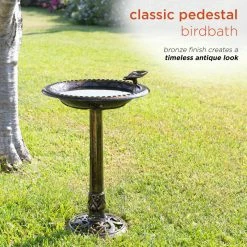 Flash Sale π Alpine Corporation 27" Tall Outdoor Antique Style Bronze Birdbath Bowl With Bird Figurine π 14 Flash Sale π Alpine Corporation 27" Tall Outdoor Antique Style Bronze Birdbath Bowl With Bird Figurine π -Outdoor Decor Shop 867131fb01818793 9468 w800 h800 b0 p0