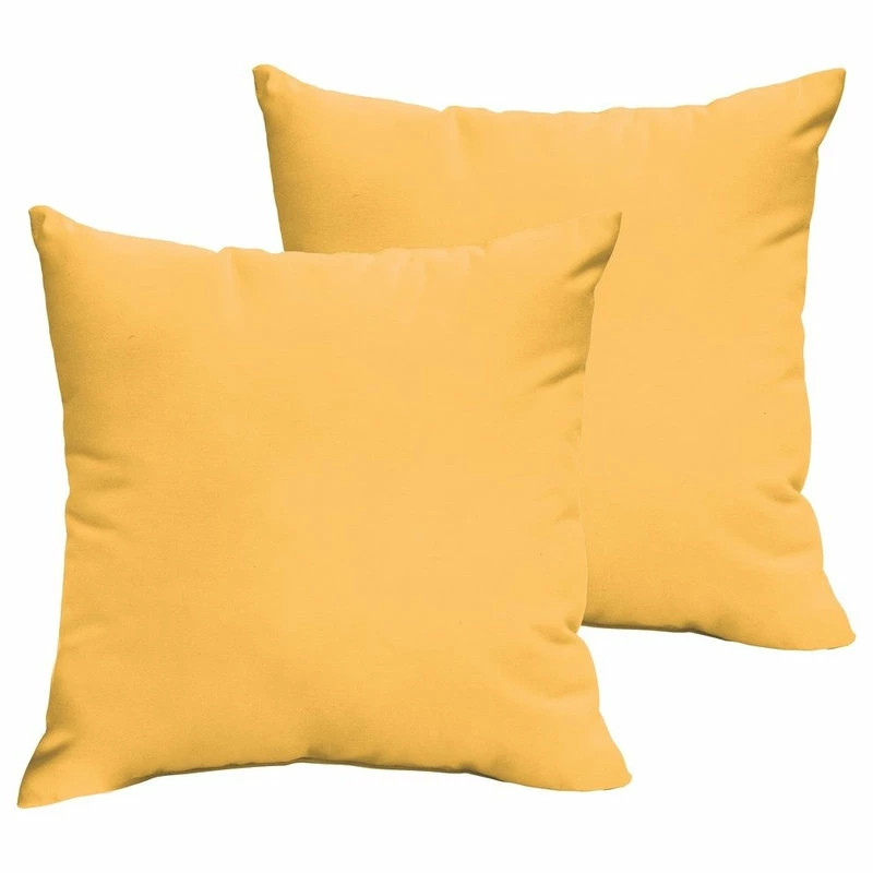 Best Sale 𧨠Mozaic Home Corrigan Sunbrella Outdoor Square Pillow, Set Of 2, Yellow, 18x18 βοΈ 1 Best Sale 𧨠Mozaic Home Corrigan Sunbrella Outdoor Square Pillow, Set Of 2, Yellow, 18x18 βοΈ