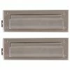 Cheapest ✔️ BRASS Accents, Inc. Mail Slot 3"x10", Satin Nickel 💯