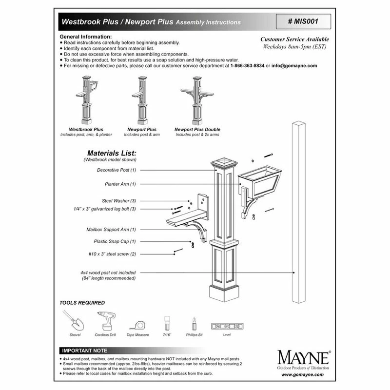 Top 10 π€© Mayne Newport Plus Mailbox Post, White π 2 Top 10 π€© Mayne Newport Plus Mailbox Post, White π - Image 2