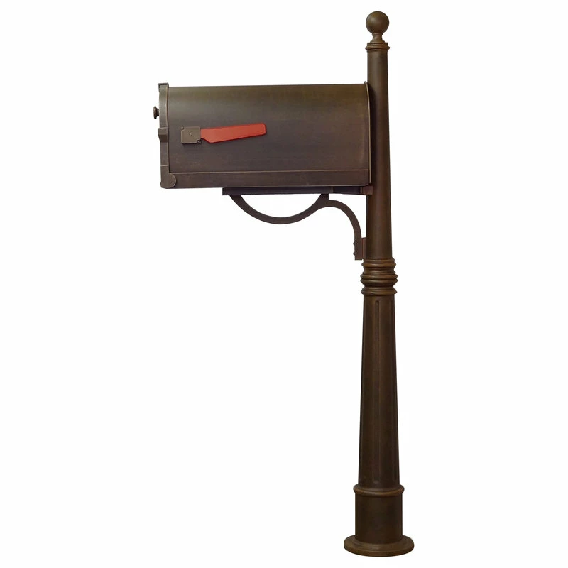 Discount ⌛ Special Lite Products Company Savannah Curbside Mailbox With Ashland Mailbox Post Unit, Copper ✔️ 4 Discount ⌛ Special Lite Products Company Savannah Curbside Mailbox With Ashland Mailbox Post Unit, Copper ✔️ - Image 4