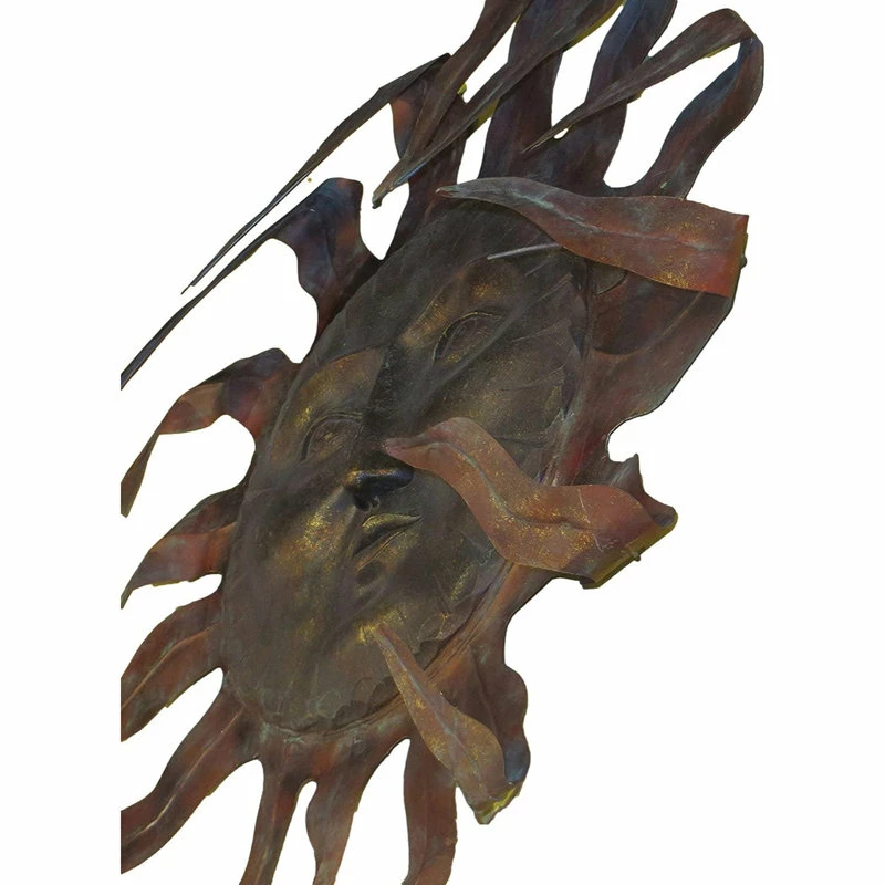 Best deal π My Swanky Home Elegant Sun Face Wall Art Plaque, Indoor Outdoor Garden Sculpture Copper π 3 Best deal π My Swanky Home Elegant Sun Face Wall Art Plaque, Indoor Outdoor Garden Sculpture Copper π - Image 3