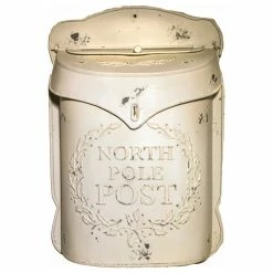 Promo 🥰 Park Hill Collection North Pole Post Box, Cream 😀