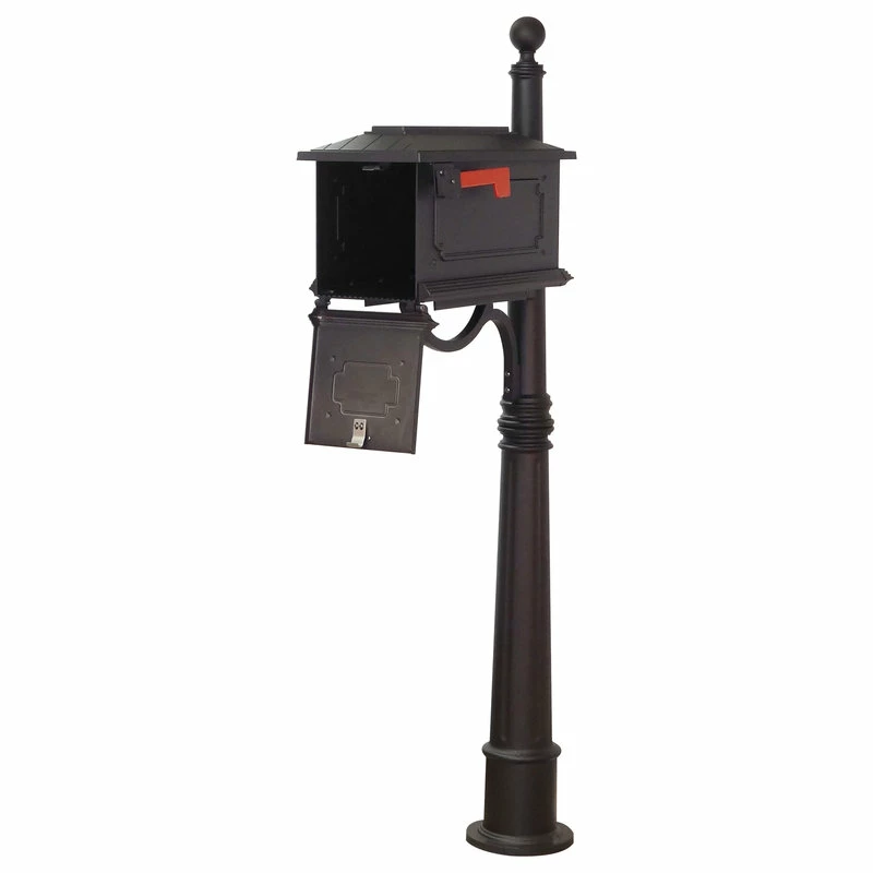 Flash Sale β€οΈ Special Lite Products Company Kingston Curbside Mailbox With Ashland Mailbox Post Unit, Black π 2 Flash Sale β€οΈ Special Lite Products Company Kingston Curbside Mailbox With Ashland Mailbox Post Unit, Black π - Image 2