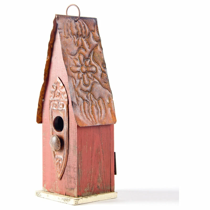 Flash Sale π Glitzhome Rustic Garden Distressed Wooden Birdhouse, Retro Red 𧨠1 Flash Sale π Glitzhome Rustic Garden Distressed Wooden Birdhouse, Retro Red π§¨