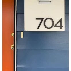 Hot Sale 🎁 Modern Aspect Cubby Wall Mounted Mailbox W/ House Numbers, White, With Numbers 🔔 -Outdoor Decor Shop c0017d820efa25d3 5838 w800 h800 b0 p0