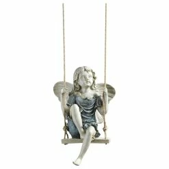 Cheap 🤩 Design Toscano ☀️ Summertime Fairy On A Swing Statue 👏