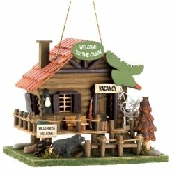Outlet 😀 Songbird Valley Woodland Cabin Birdhouse ✨