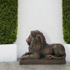 Coupon 🛒 Glitzhome 21.75"L MGO Lying Guardian Lion Statue ❤️ -Outdoor Decor Shop d401b9fa00d3f32a 3329 w800 h800 b0 p0