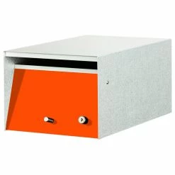 Best reviews of π FOS Designs USA Urban Front Opening Zincalume Mailbox, Orange π