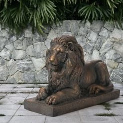 Coupon 🛒 Glitzhome 21.75"L MGO Lying Guardian Lion Statue ❤️ -Outdoor Decor Shop e5a1c0dd00d3f319 3329 w800 h800 b0 p0