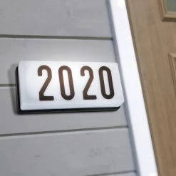 Best Pirce ⌛ YHD 2-Light Low-Voltage White Outdoor Wall Mount Address Light 😀 -Outdoor Decor Shop f2a198360aecd728 8076 w800 h800 b0 p0