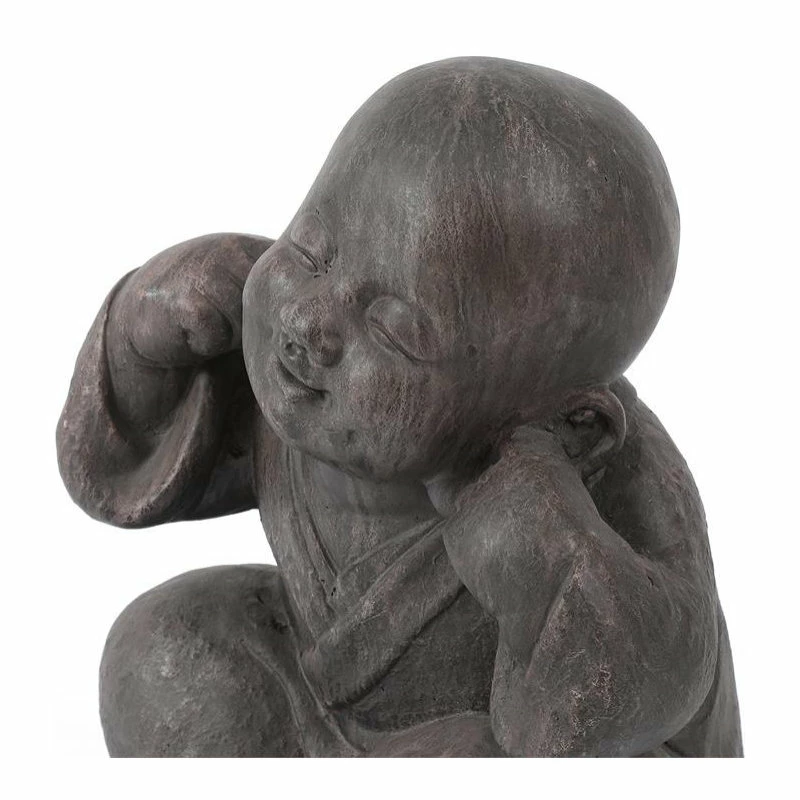 Top 10 π Luxen Home LuxenHome Weathered Brown MgO Happy Buddha Monk Garden Statue βοΈ 3 Top 10 π Luxen Home LuxenHome Weathered Brown MgO Happy Buddha Monk Garden Statue βοΈ - Image 3